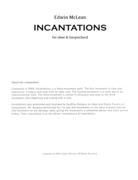 Free Sheet Music Incantations