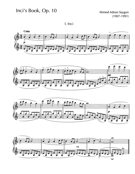 Free Sheet Music Incis Book