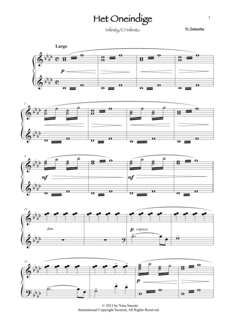 Infinity Sheet Music