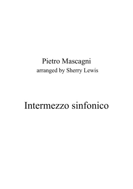 Free Sheet Music Intermezzo Sinfonico From Cavalleria Rusticana String Duo For Violin And Cello