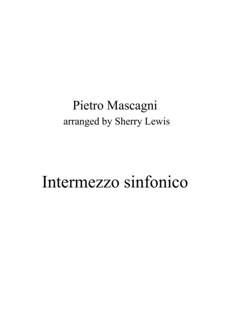 Intermezzo Sinfonico From Cavalleria Rusticana String Duo For Violin And Cello Sheet Music