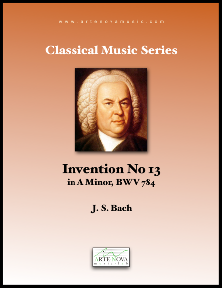 Free Sheet Music Invention No 13 In A Minor Bwv 784