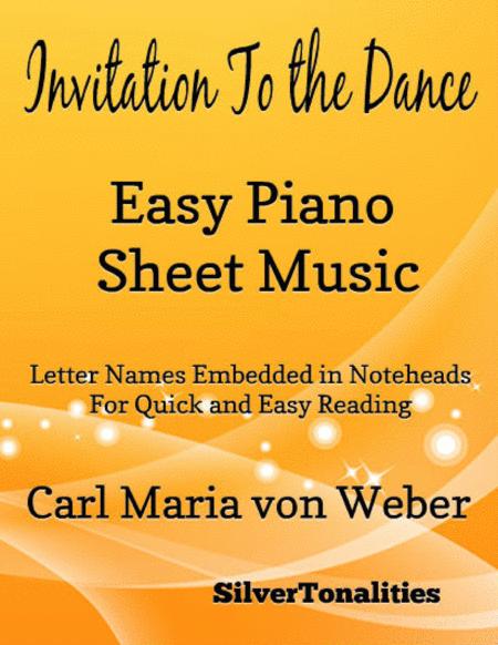 Invitation To The Dance Easy Piano Sheet Music Sheet Music