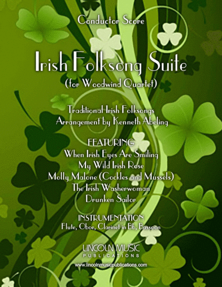 Irish Folksong Suite For Woodwind Quartet Sheet Music