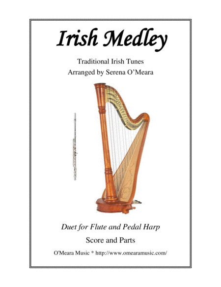 Irish Medley For Flute Pedal Harp Sheet Music