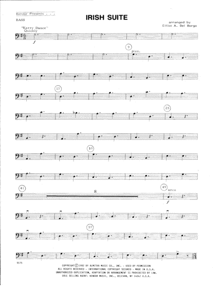 Irish Suite Bass Sheet Music