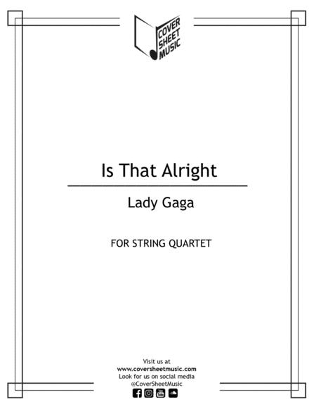 Is That Alright String Quartet Sheet Music