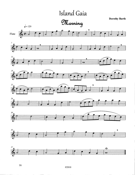 Free Sheet Music Island Gaia 6 Solos For Recorder Or Flute