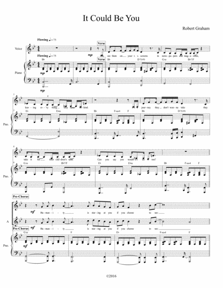 Free Sheet Music It Could Be You