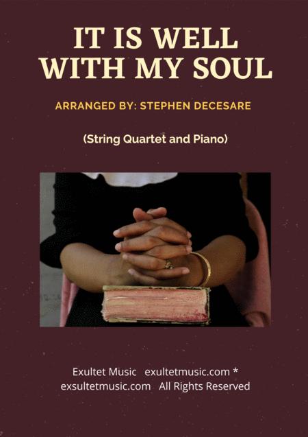 It Is Well With My Soul String Quartet And Piano Sheet Music