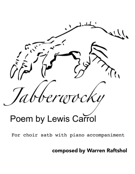 Free Sheet Music Jabberwocky