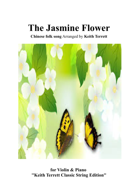 Free Sheet Music Jasmine Flower The For Violin Piano