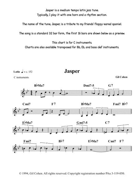 Jasper Sheet Music