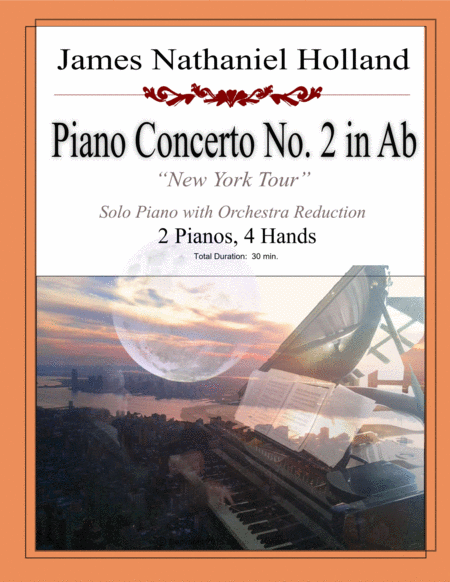 Jazz Piano Concerto No 2 In Ab New York Tour By James Nathaniel Holland Sheet Music