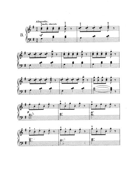 Jean Louis Streabbog Etude In G Major On The Green Op 63 No 3 Complete Version Sheet Music