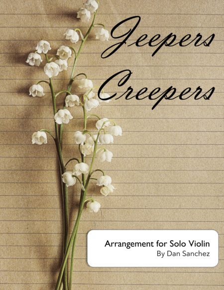 Jeepers Creepers Solo Violin Sheet Music