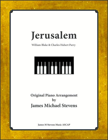 Jerusalem Piano Solo Sheet Music