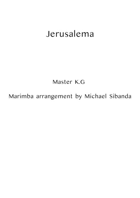 Jerusalema Sheet Music