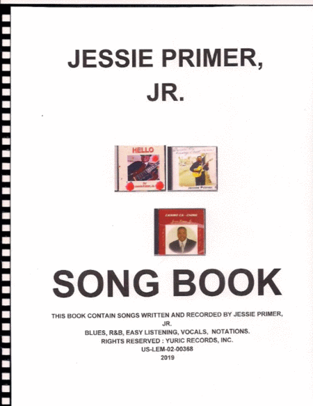 Jessie Primer Jr Song Book Sheet Music