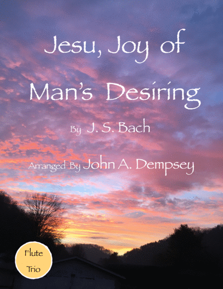 Jesu Joy Of Mans Desiring Flute Trio Sheet Music