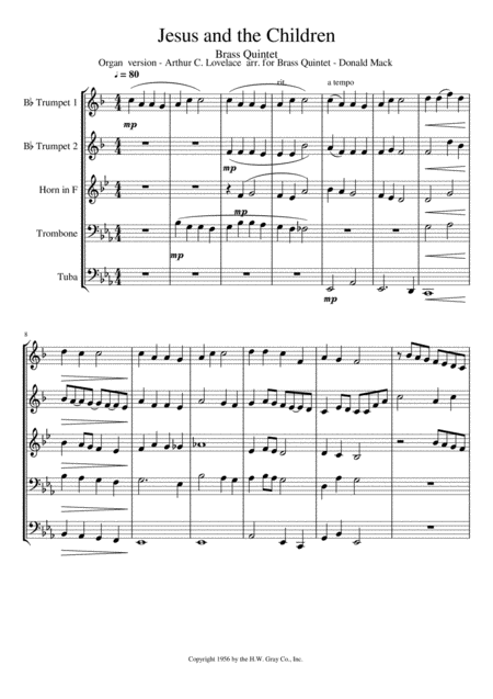 Jesus And The Children Sheet Music