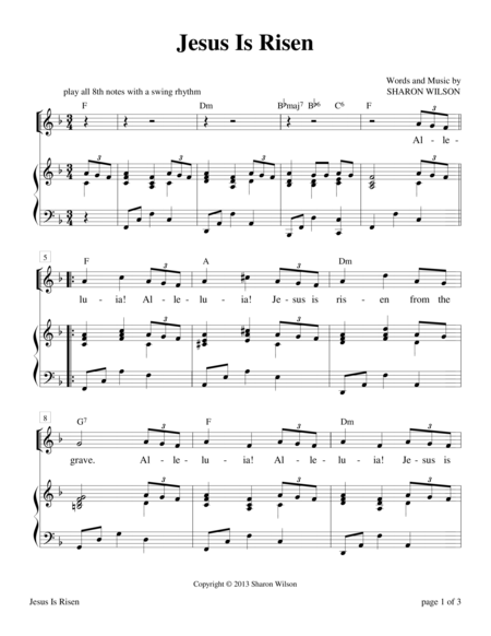 Jesus Is Risen Sheet Music