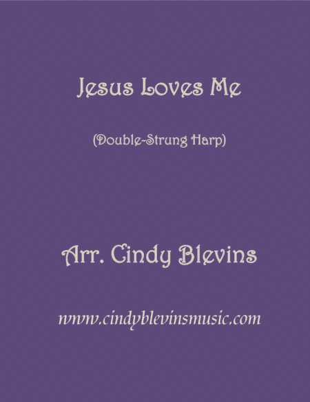 Jesus Loves Me Arranged For Double Strung Harp Sheet Music