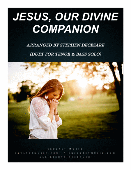 Jesus Our Divine Companion Duet For Tenor And Bass Solo Sheet Music