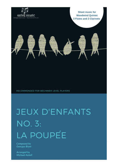 Free Sheet Music Jeux D Enfants No 3 La Poupe Georges Bizet