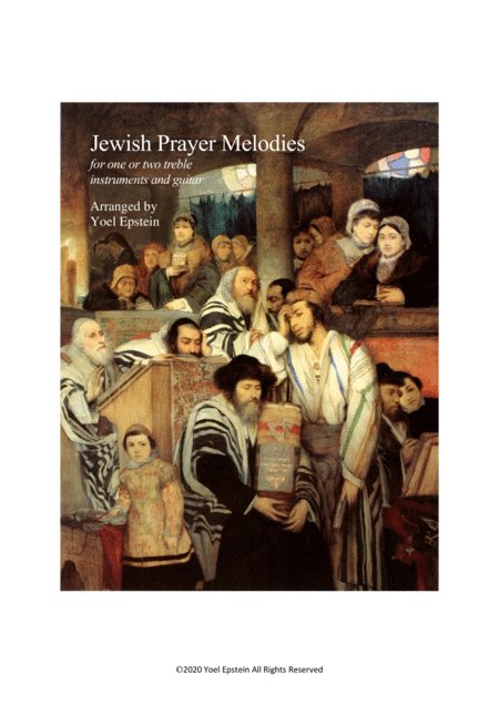 Jewish Prayer Melodies For One Or Two Instruments And Guitar Sheet Music