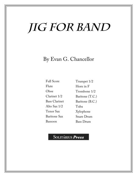 Free Sheet Music Jig For Band