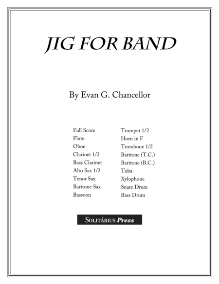 Jig For Band Sheet Music