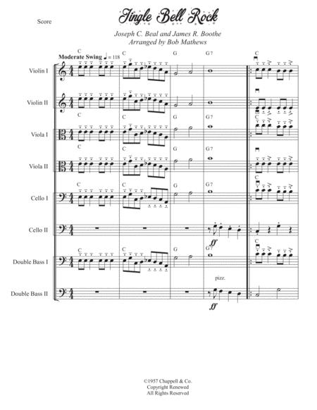 Jingle Bell Rock For String Solo Or Ensemble Sheet Music