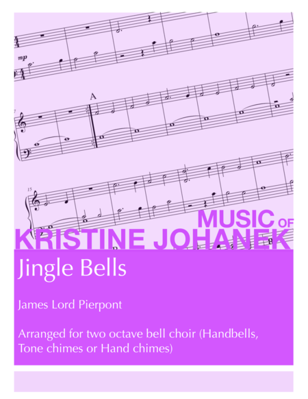 Free Sheet Music Jingle Bells 2 Octave Handbells Tone Chimes Or Hand Chimes