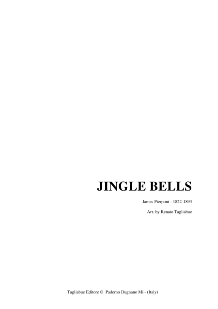 Jingle Bells For Brass Quartett Sheet Music