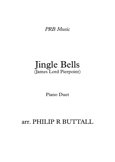 Free Sheet Music Jingle Bells Piano Duet Four Hands