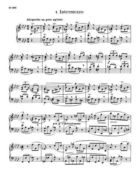 Johann Brahms Intermezzo In F Minor Op 118 No 4 Complete Version Sheet Music