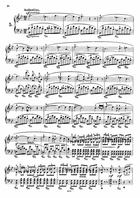 Free Sheet Music John Field Nocturne No 5 In B Flat Major Complete Version