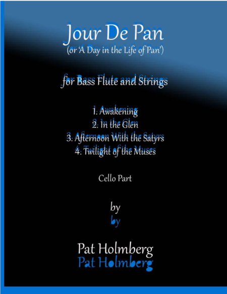 Free Sheet Music Jour De Pan For Bass Flute And Strings Cello Part