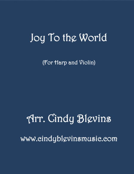 Free Sheet Music Joy To The World Arranged For Harp And Violin