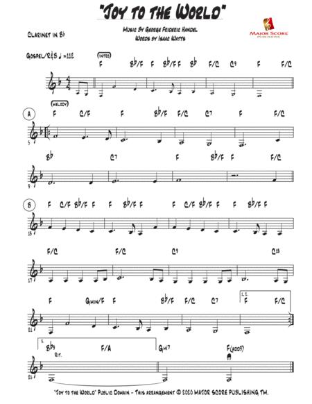 Free Sheet Music Joy To The World Clarinet Piano Eb Major Easy Clarinet Key Of F