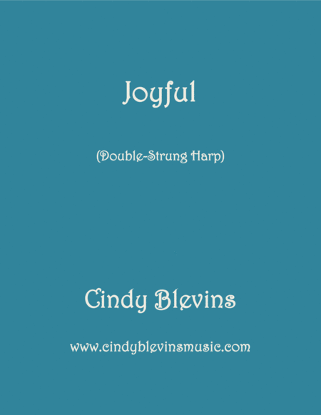 Joyful An Original Solo For Double Strung Harp Sheet Music