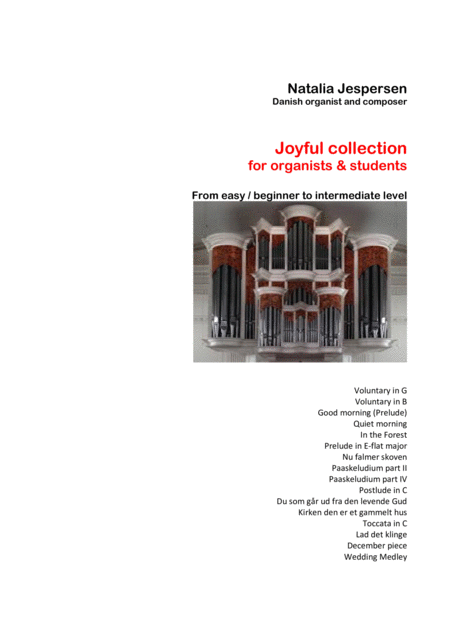 Free Sheet Music Joyful Collection For Organists Students