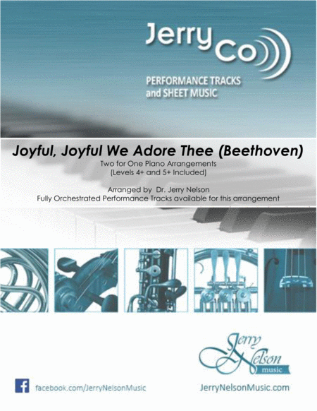 Joyful Joyful We Adore Thee 2 For 1 Piano Arrangements Jazz Sheet Music