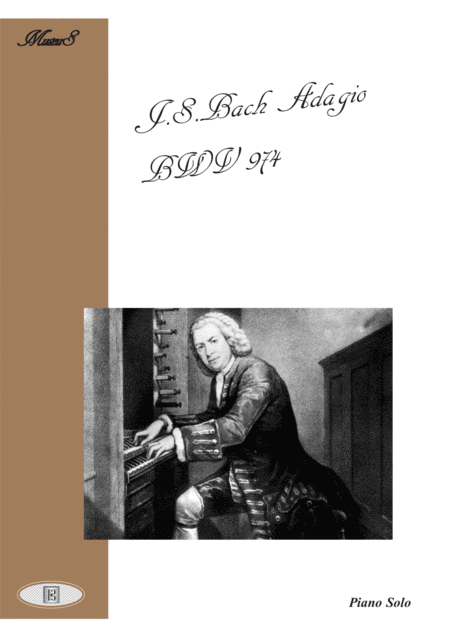 Free Sheet Music Js Bach Adagio Bwv 974 For Piano