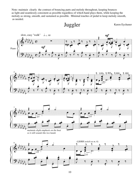 Free Sheet Music Juggler