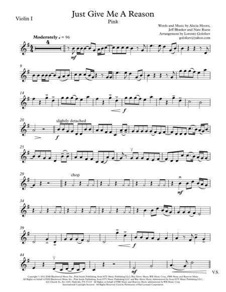 Just Give Me A Reason Sheet Music