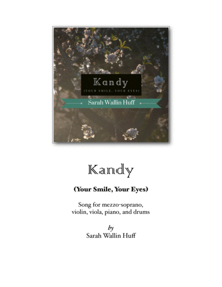 Kandy Your Smile Your Eyes B Major Mezzo Soprano Sheet Music