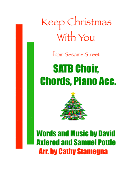 Keep Christmas With You All Through The Year From Sesame Street Satb Choir Chords Piano Accompaniment Sheet Music