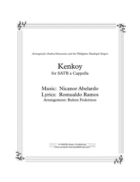 Kenkoy A Filipino Funny Song Satb A Cappella Sheet Music